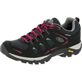 Жіночі трекінгові півчеревики Brütting Mount Frakes Low 38 EU, чорний/рожевий