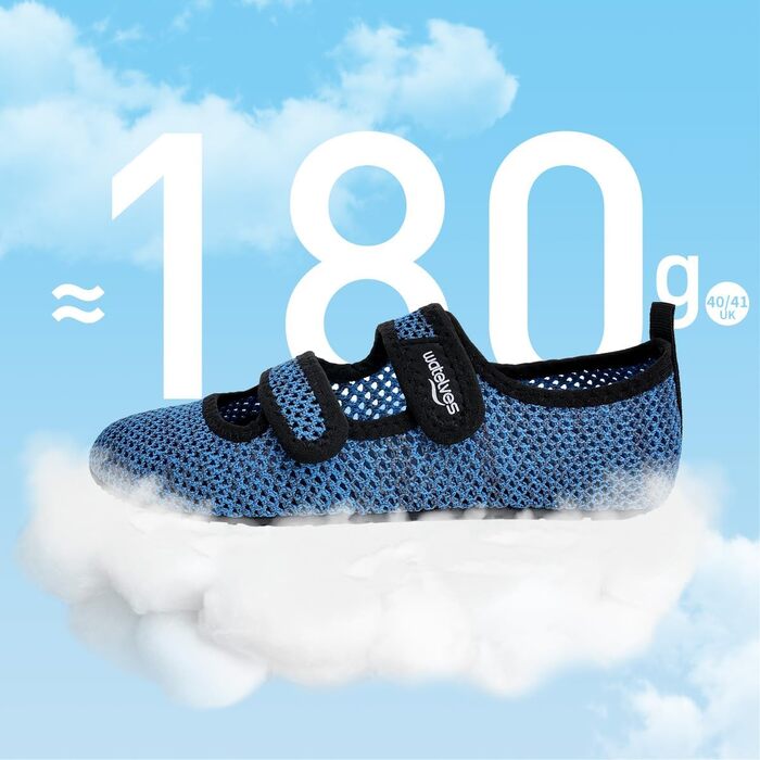 Чоловічі та жіночі аквашузи WateLves для плавання, пляжу та басейну. Швидко сохнуть, дихають, сірі, розмір 40/41 EU