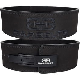 Пояс для пауерліфтингу Barbelts, 10 мм, 100% шкіра, важкоатлетичний ремінь з важільною пряжкою для силових тренувань