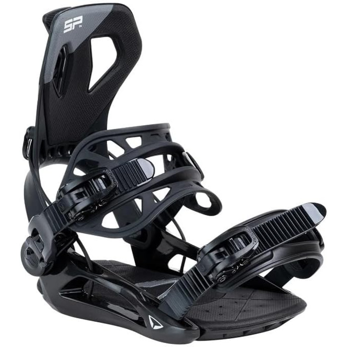 Автоматичні кріплення для сноуборду BEXTREME SP Private Black, розмір 42-44 EU (8-10 US), чорний, для фрістайлу та фрірайду