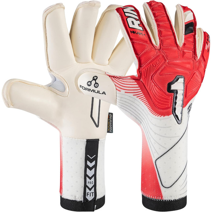 Воротарські рукавички Rinat Nkam Pro 40, білі, професійні