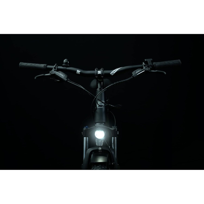LED-фара для велосипеда FISCHER 70 LUX з функцією габаритного світла та автоматичним датчиком сутінків, динамо-генератор