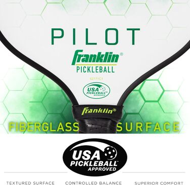 Піклбол ракетка Franklin Sports Paddle Pilot, універсальна, зелена