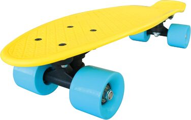 Скейтборд Streetsurfing New Fizz Board, універсальний розмір, жовто-синій