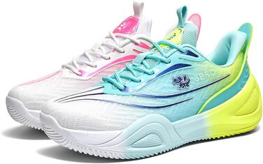 Баскетбольні кросівки TBJ для чоловіків та жінок. Зручні спортивні кросівки для тренувань, не слизькі, зносостійкі, білий колір. Розмір 45 EU