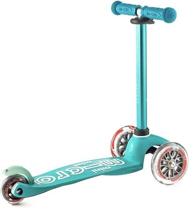 Дитячий самокат Micro Mobility Mini Micro Deluxe, бірюзовий, 85 см