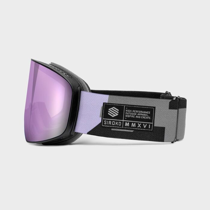 Гірськолижна маска для сноуборду та лиж SIROKO GX OTG, колір Amethyst, універсальний розмір