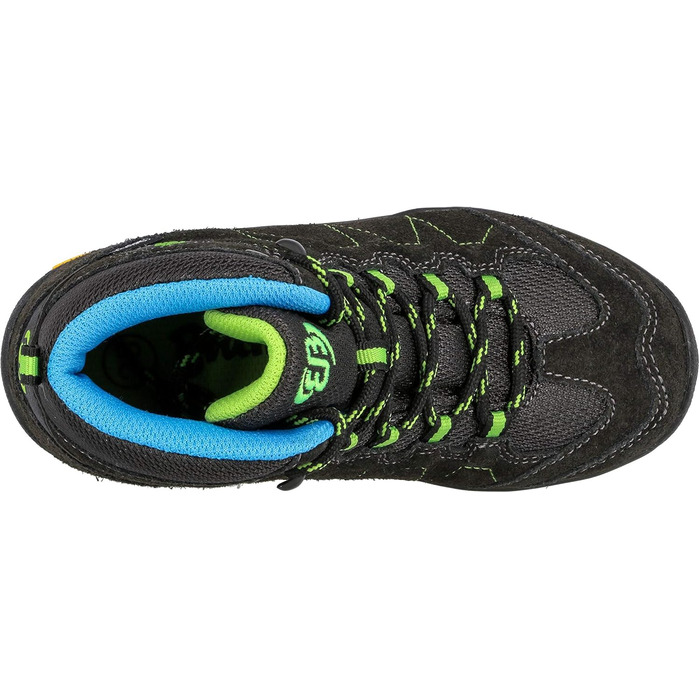 Черевики трекінгові та похідні для дітей Brütting Bergen Unisex, 37 EU, сірий, синій, лимонний