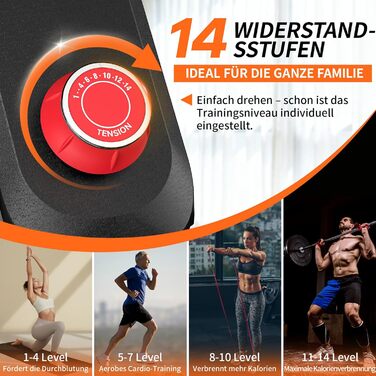 Гребний тренажер Pooboo з магнітною системою опору, 360 lbs, складаний, з тримачем для планшета та зручним сидінням, для дому H015-3