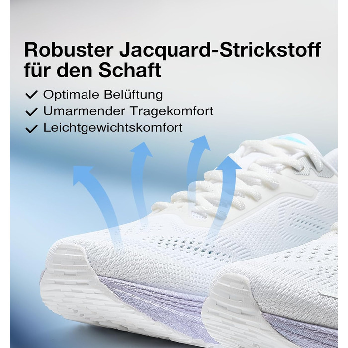 Кросівки XTEP для бігу та джогінгу, широкі, білі, 44 EU, з амортизацією та дихаючими властивостями