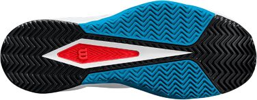 Кросівки для тенісу Wilson Rush Pro Lite WRS333180 White/Atomic Blue/Navy Blazer 44 2/3 EU