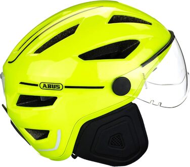 Велошолом ABUS Stadthelm Pedelec 2.0 ACE з підсвіткою, візором, дощовиком і захистом вух для жінок та чоловіків