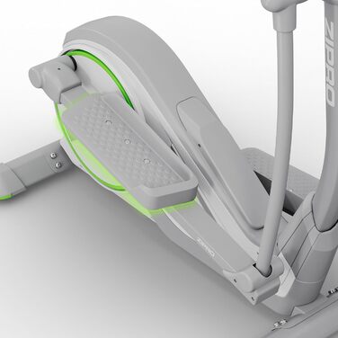 Еліптичний тренажер Zipro Wave для дому, до 120 кг, 32 рівні навантаження, Bluetooth, тримач для iPad, білий
