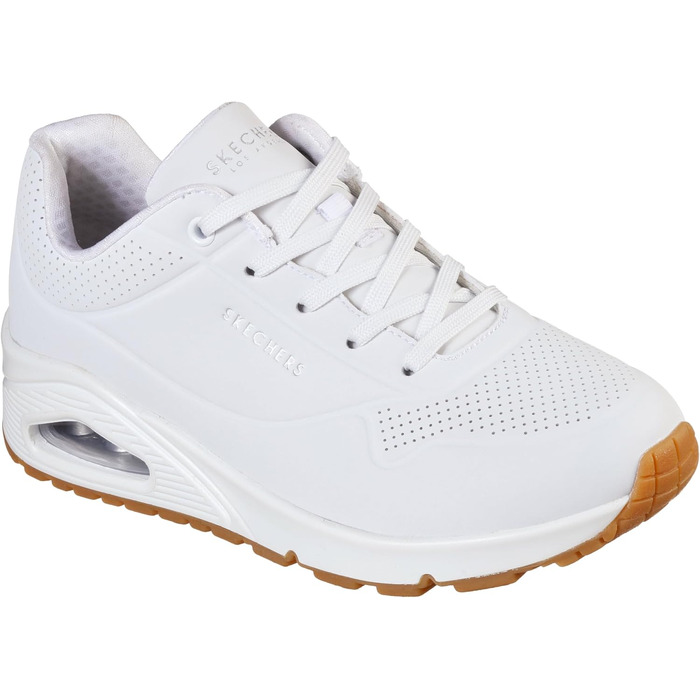 Жіночі кросівки Skechers UNO Stand ON AIR, білі (WHT), матеріал Durabuck, розмір 37 EU