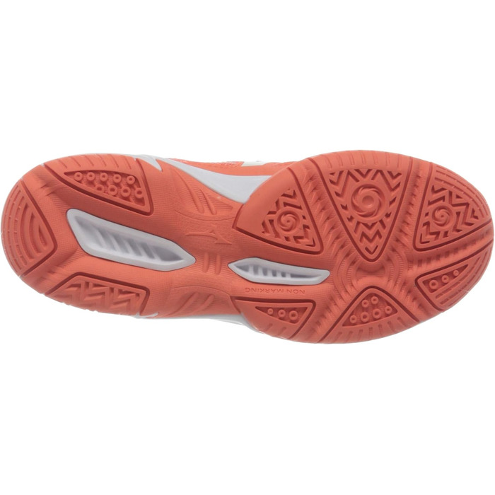 Волейбольне взуття Mizuno Cyclone Speed 2 для хлопчиків, розмір 37.5 EU, кольори: Livingcoral, Snowwhite, White