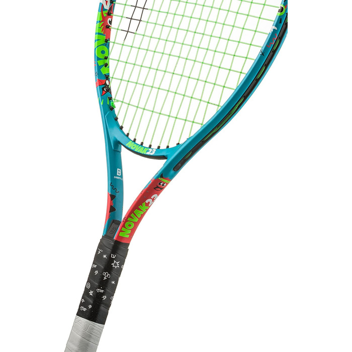 Дитяча тенісна ракетка Head Novak 23, синя, для дітей 6-8 років, розмір ручки 05