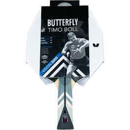 Настільний тенісний ракетка Butterfly Timo Boll Vision 2000, ITTF, для професіоналів, обгумування Wakaba, ручка Single