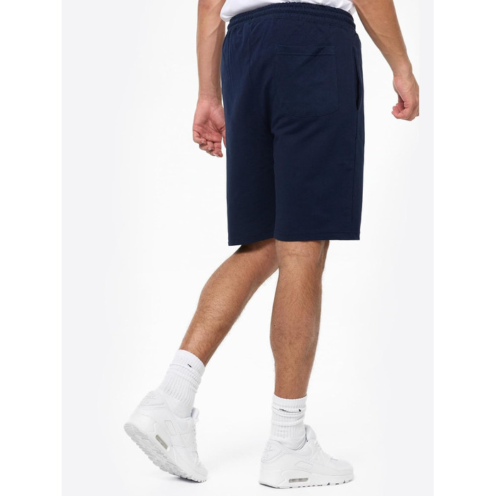 Чоловічі спортивні шорти Lonsdale Norale Passfor Fringford, темно-сині з білим, розмір XL