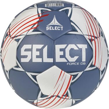Гандбольний м'яч Select Handball Force DB v24, біло-сірий, розмір 2