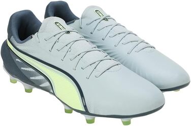 Футбольне взуття PUMA King Match Fg/Ag (41 EU) – унісекс, кольори: Frosted Dew, Fizzy Apple, Gray Skies