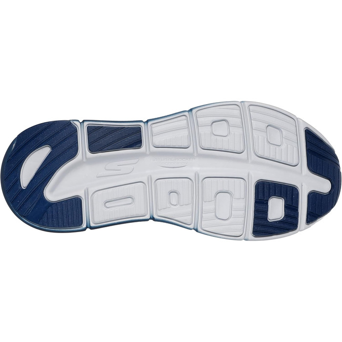 Чоловічі сліпони Skechers Max Cushioning Premier 2.0 Ascendant II, розмір 46 EU, темно-синій та помаранчевий, текстиль, синтетика