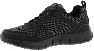 Чоловічі кросівки Skechers Track Scloric, чорний колір, шкіра та сітка