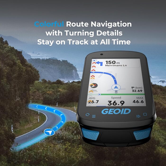 GPS велокомп'ютер Geoid CC600, 2.4