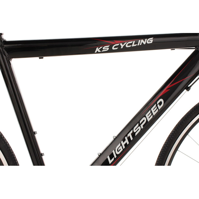 Фітнес-велосипед KS Cycling Lightspeed 28'' алюмінієва рама 60 см чорний