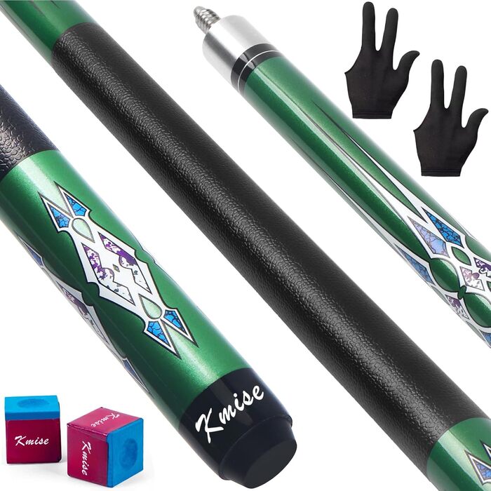 Набір більярдних київ Kmise Pool-Queue-Stick Set – 147 см, канадський клен, професійні, для дорослих, різні кольори, для барів, дому, київ для більярдного столу