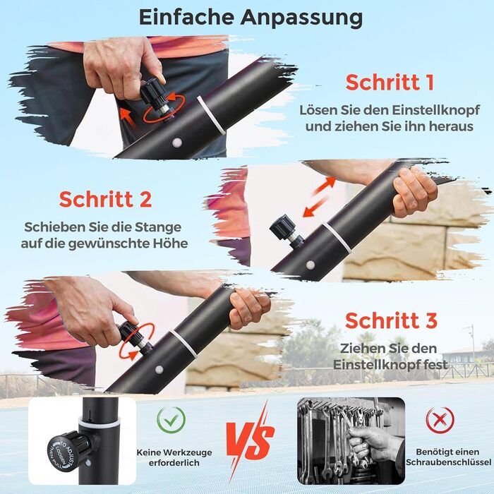 Кош для баскетболу Costway Outdoor, регульована висота 155-210/170-230 см, мобільна баскетбольна установка з роликами, для дітей та юнаків 100-212 см