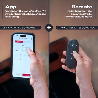 Бігова доріжка Sportstech WalkingPad Pro для дому: складана, до 8 км/год, з лічильником кроків, для офісу, 120 кг, з додатком, тиха, німецька якість