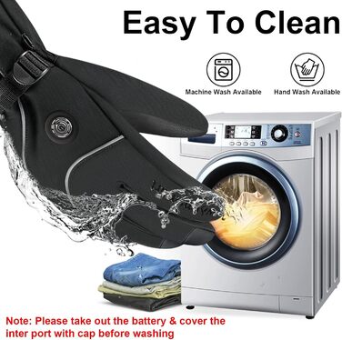 Гріючі рукавички з підігрівом 7.4V 3000mAh для жінок та чоловіків, вітронепроникні, з підігрівом, акумуляторні, для мотоциклів, катання на лижах, кемпінгу, чорні