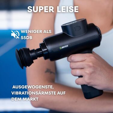 Професійний масажер для м'язів BG-Core: тиснення 10 мм, 5 насадок, 5 швидкостей, для спорту та зняття болю