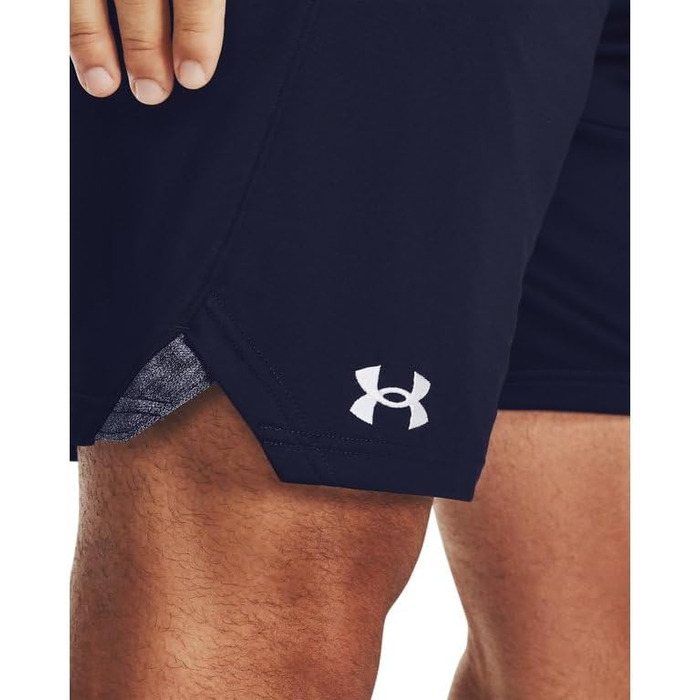 Чоловіча футболка Under Armour UA Locker з коротким рукавом, темно-синя (Midnight Navywhite), розмір 5XL