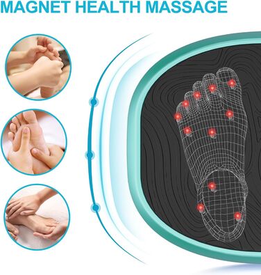 Віброплатформа для тренувань всього тіла AXV - фітнес платформа для схуднення, корекції фігури та тонізування. Підходить для домашнього фітнесу та занять у спортивних залах. Колір: зелений.