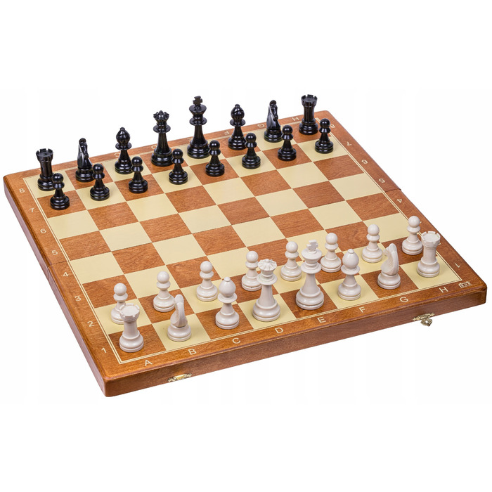 OUTLET — Шахи дерев'яні ТУРНІРНІ №6 Basic — 52 x 52 см