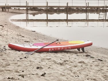 Надувний SUP-борд SENA AIRFUN, 305x76x15 см, 10.0', вантажопідйомність 150 кг, Комплект Stand UP Paddle Board, iSUP, червоний