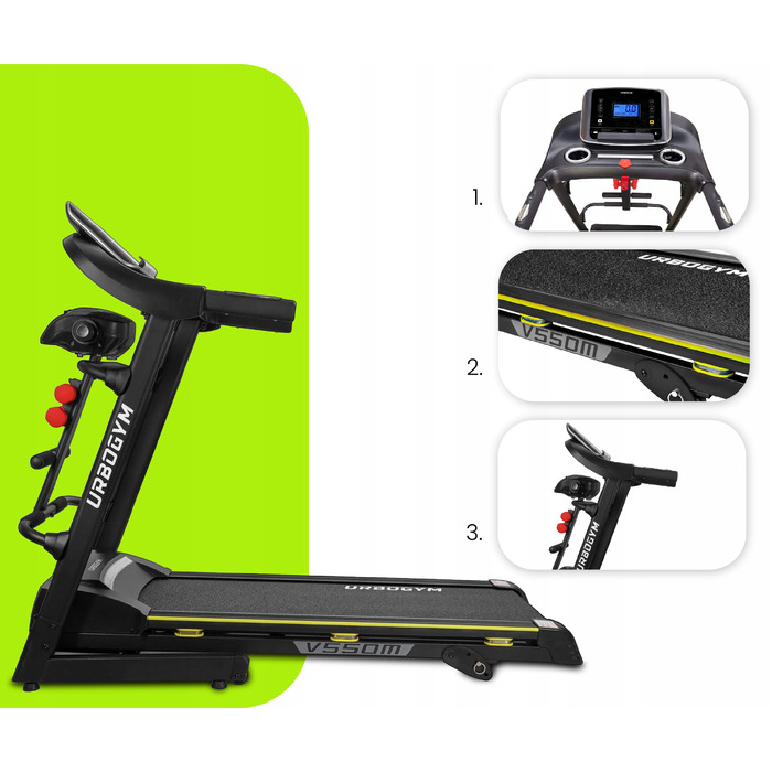 Електрична бігова доріжка Urbogym V550M (до 130 кг)