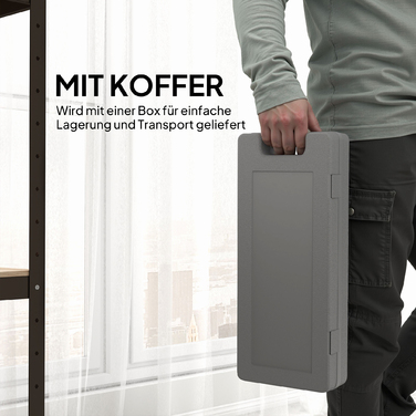 Набір гантелей HOMCOM 6 шт. у кейсі, з регульованою вагою 0,5 кг, 1 кг, 1,5 кг – ідеально для дому та спортзалу