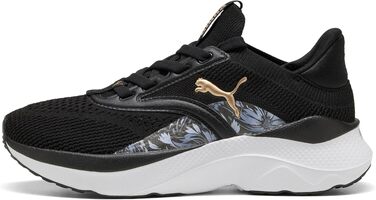Жіночі бігові кросівки PUMA Softride Mayve Bloom WNS, чорні з рожевим золотом, розмір 38.5 EU