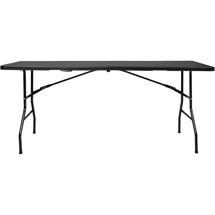 Складний садовий стіл Campingtisch 180x70x74 см, чорний - для пікніка, буфету, тераси