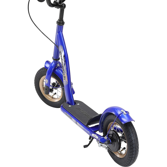Дитячий роликовий самокат STAR SCOOTER з повітряними колесами, 10 дюймів, для хлопчиків та дівчаток 4-5 років (Блакитний)