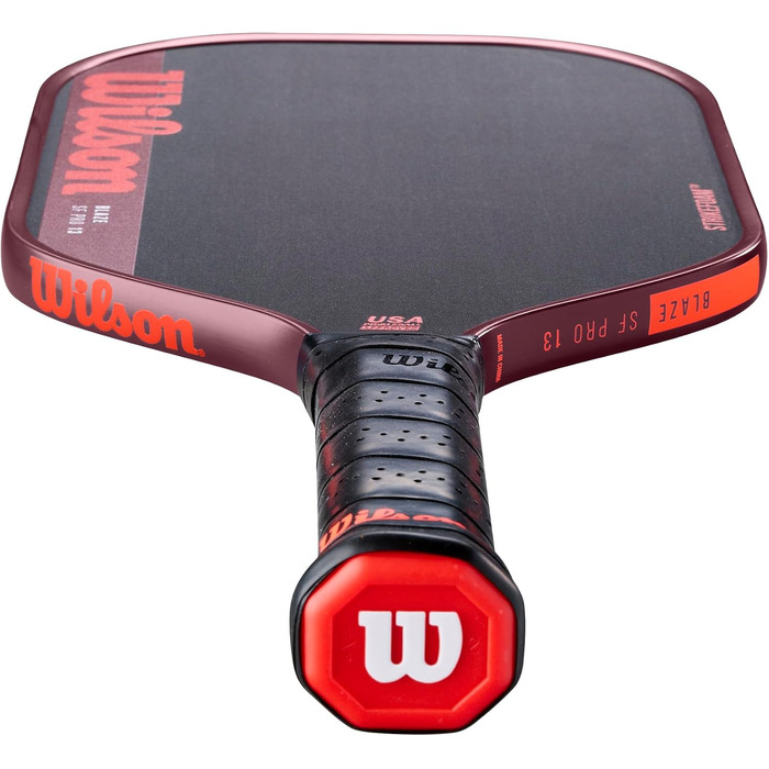 Ракетка для піклболу Wilson Blaze SF Pro 13, чорно-червона, 10.2 см