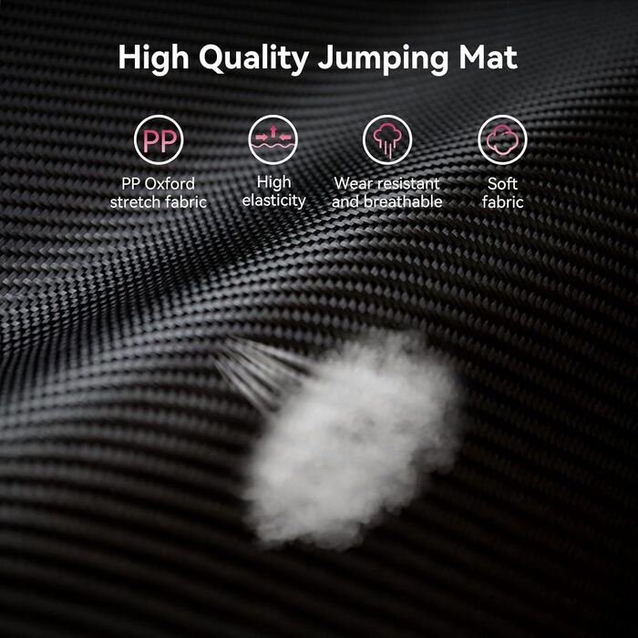 Міні-батут для дорослих 101,6 см, без поручнів, рожевий. Ідеальний для фітнесу вдома та на вулиці