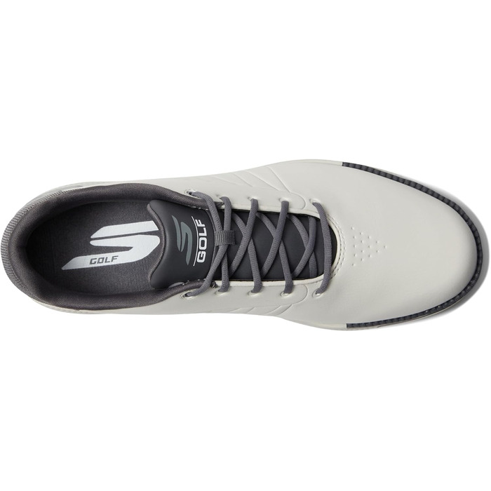 Гольф-взуття Skechers Tempo для чоловіків, без шипів, водонепроникне, легке, сірий Natural Gray, 46 EU