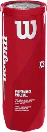 М'ячі для паделу WILSON X3, 3 штуки