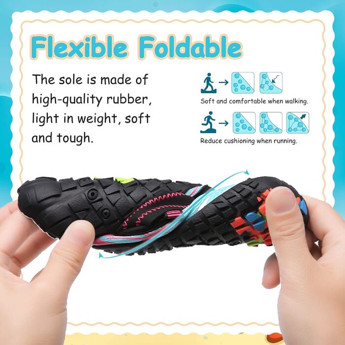 Дитячі аквашузи Hanani для плавання та відпочинку на пляжі (30 EU, Місячне світло)