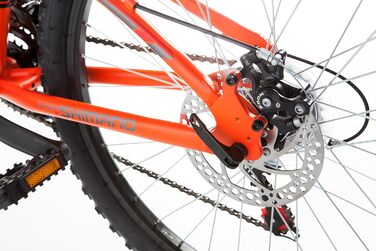 Дитячий гірський велосипед 20'' Moma Bikes, алюмінієвий, 6 швидкостей Shimano, дискові гальма, передня амортизація