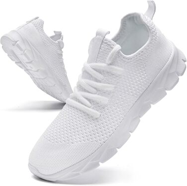 Чоловічі кросівки для бігу та фітнесу, спортивні, повсякденні, білі (48 EU)