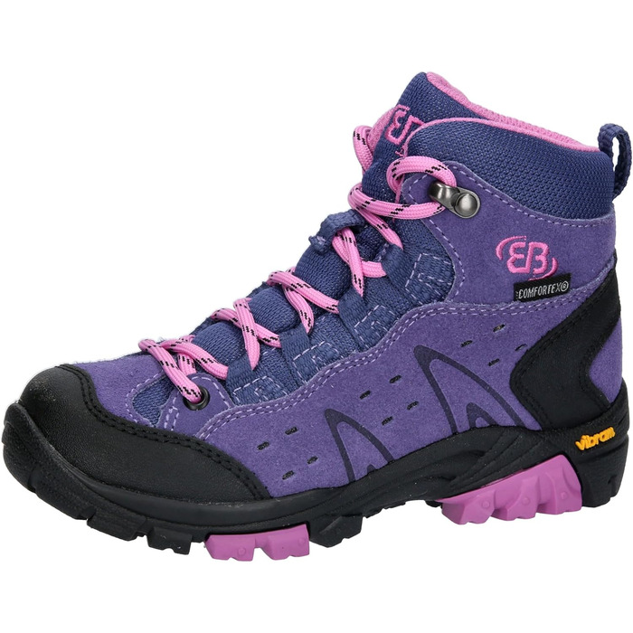 Дитячі трекінгові черевики Brütting Mount Bona High для дітей (31 EU, фіолетово-рожевий)